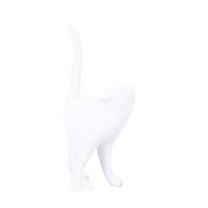 Elegant Desktop Resin Cat Figurine Sculpture for Home Decoration Unique Bookshelf Ornament Modern Abstract Cat Décor for Animal Lovers