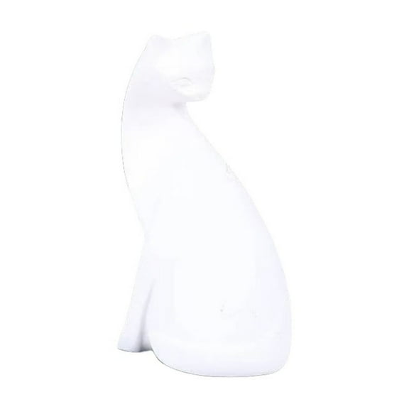 Elegant Resin Cat Sculpture Modern Desktop Unique Figurine for Home Bookshelf Decoration Idea