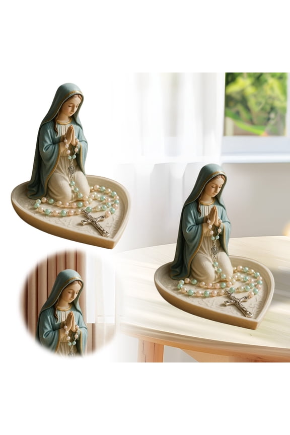 Elegant Resin Desktop Ornament Display Stand for Home Figurines and Decorative Piece,11.5 cm,White