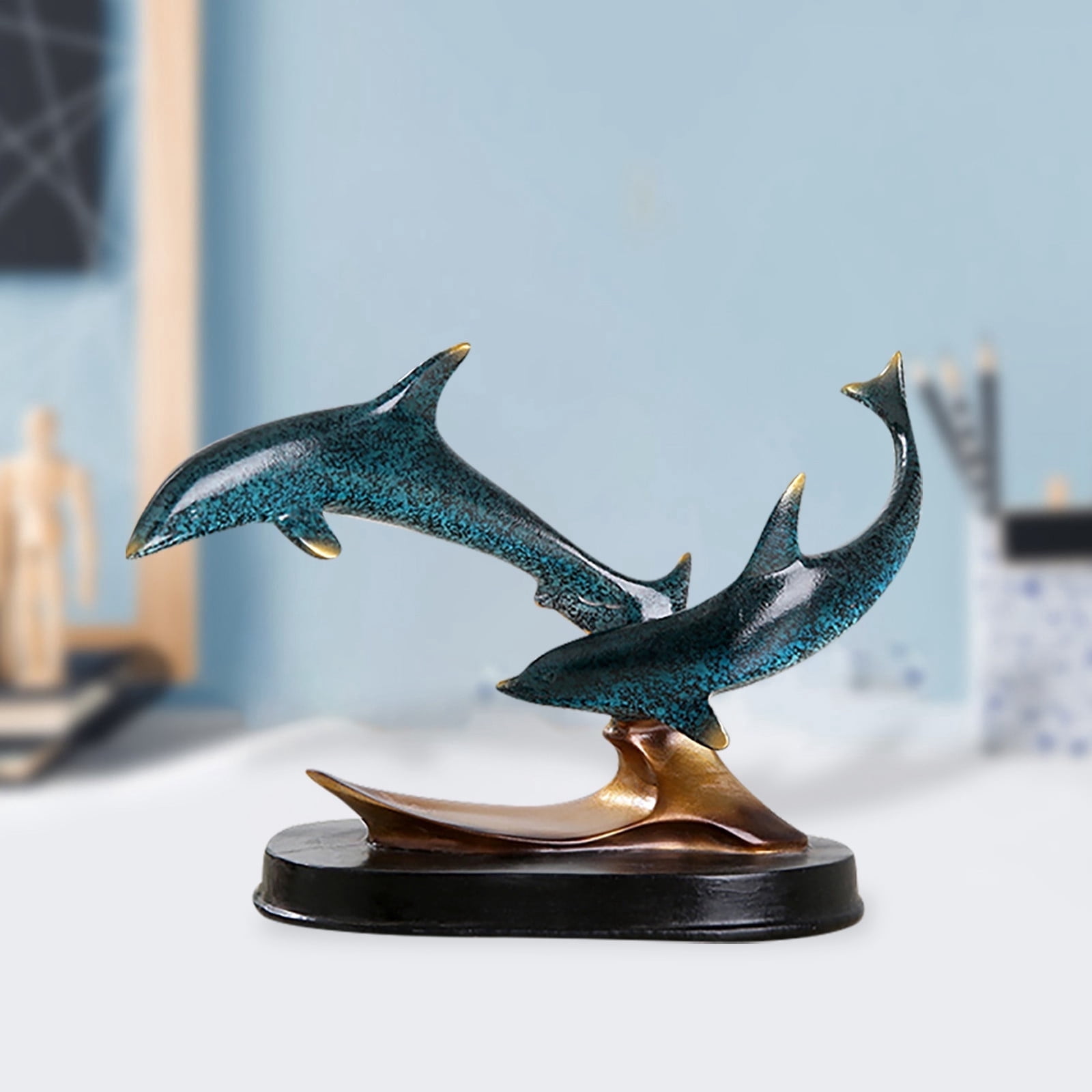 Elegant Resin Desktop Ornament Home for Living Room Bedroom Decorative ...
