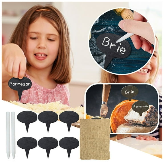 Elegant Reusable Charcuterie Markers for Cheese Board Dinner Parties Wedding Celebrations and Home Kitchen Bar Dining Events