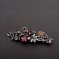 thumbnail image 1 of Elegant Rhinestone Bow Hair Clip with Crystal Flower Design - Perfect Hair Accessory for Women, 1 of 13
