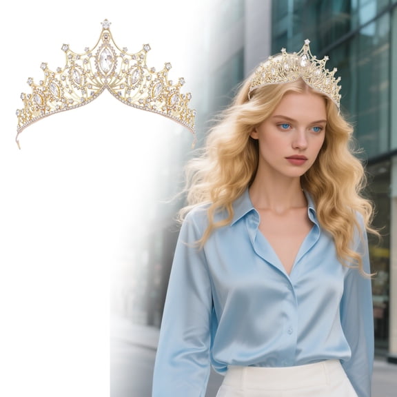 Elegant Rhinestone Head Chain Bridal Hair Accessories for Wedding Birthday Prom Pageant Party