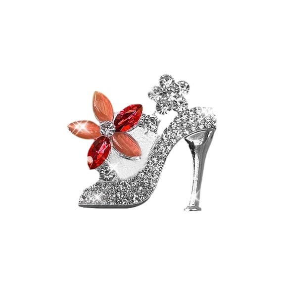 Elegant Rhinestone High Heel Car Vent Clip, Stylish Scent Holder & Air Freshener, Luxury Car Decoration, Perfect for Vents, Unique Gift for Car Lovers, Functional & Glamorous