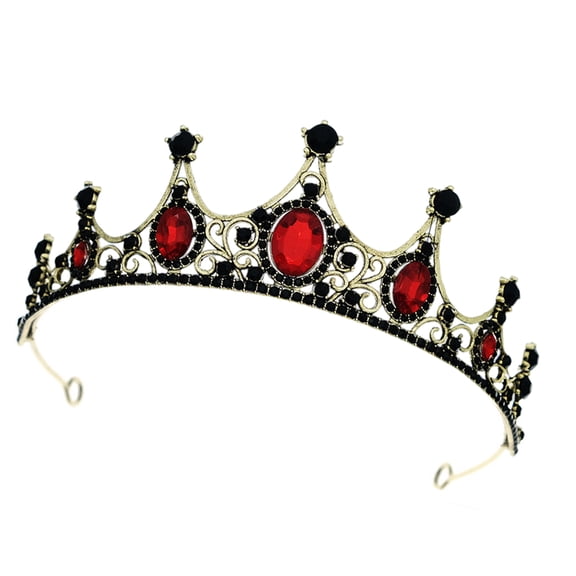 Elegant Rhinestones Crowns Hairpiece Lightweight Headbands Metal Bridal Party Costume Photo Props Accessory