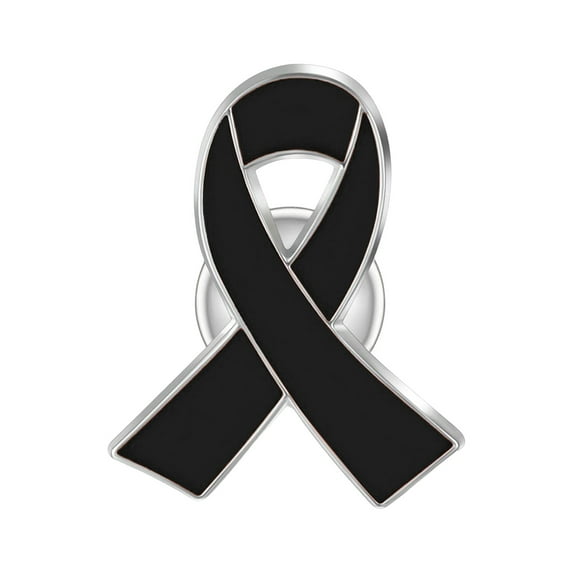 Elegant Ribbon Cancer Awareness Lapel Pin Heart Shaped Silk Brooch Fashion Accessory For Women Men Clothing Bags Jewelry
