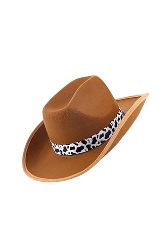 Elegant Rivets Homburg Maillard Styling Hat with Studded Rivets Charm Wide Brimmed Western Hat for Casual Wear