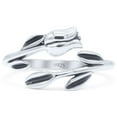 thumbnail image 1 of Elegant Rose Flower And Leaves Artisan Oxidized Ring Band 925 Sterling Silver Size 7, 1 of 5