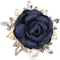 thumbnail image 1 of Elegant Rose Flower Brooch Pin for Women Men Wedding Party Gentleman's Essentials Handmade Crystal Pearl Fabric Flower Lapel Pin Dress Suit Accessories Boutonniere Ideas Gift, 1 of 13