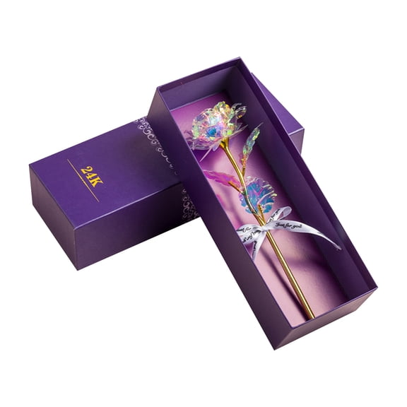 Elegant Rose Gift Set Featuring Finished Bouquet in Luxury Presentation Box for Thank You Gifts and Festive Celebrations Floral Home Accents