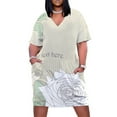 thumbnail image 1 of Elegant Roses Vintage Design Floral Summer Dresses for Women Beach Boho, 1 of 5