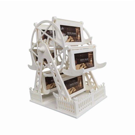 Elegant Rotating Photo Display Frame Ferris Wheel Design For 12 Photos Decors