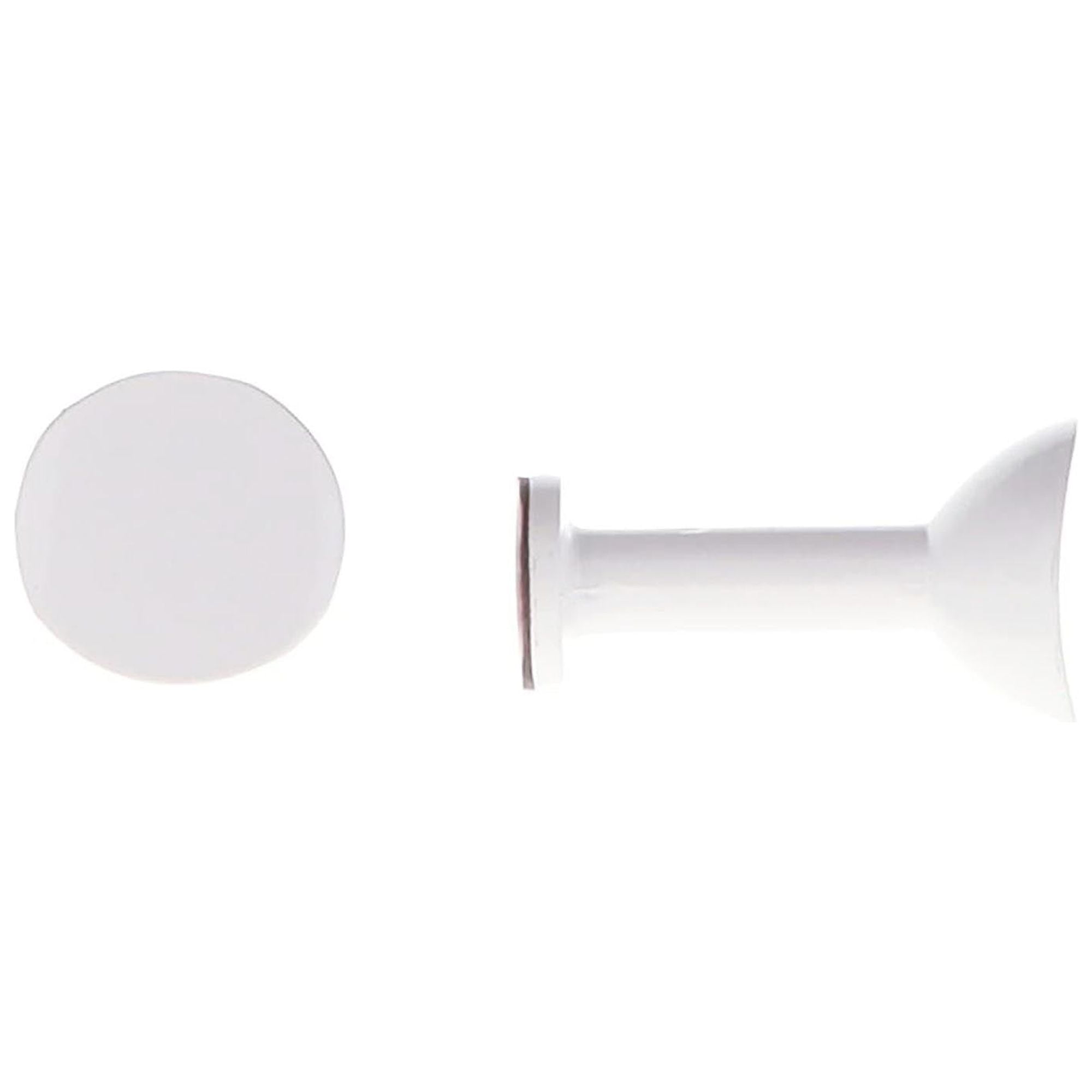 Elegant Round Design Curtain Tieback Hooks Set of 2 Adhesive Drapery