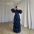 thumbnail image 1 of Elegant Ruffled Evening Gown, 1 of 1