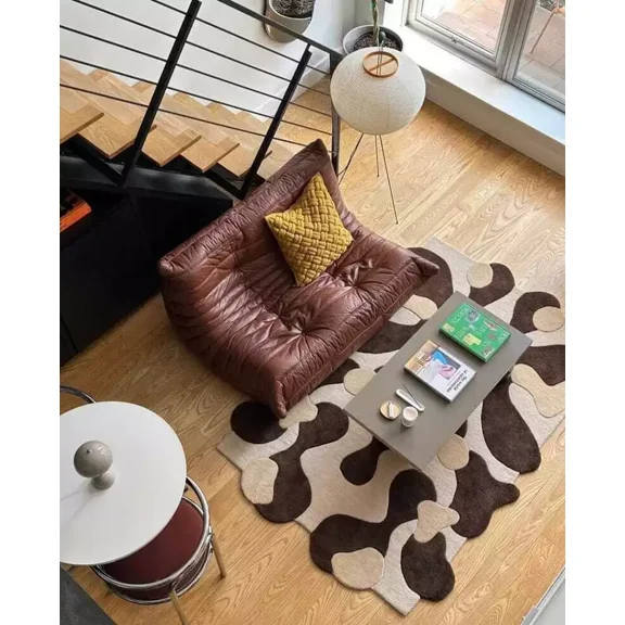 Elegant Rug Store Beautiful Hand Tufted Runner Carpet Modern Design Pure Woollen Thick Area Rug 2.6X6FT