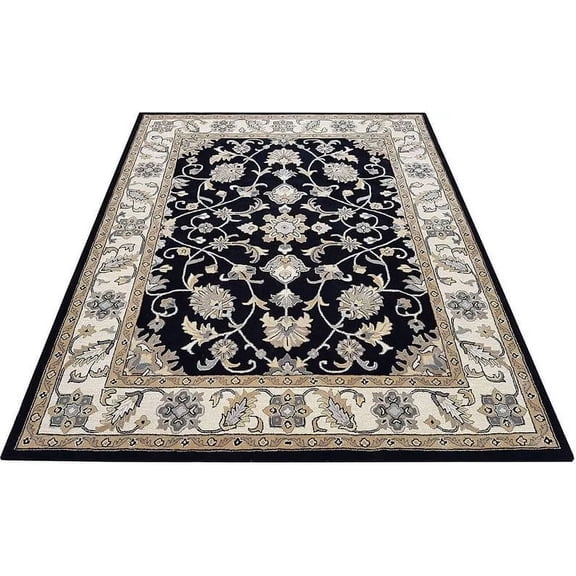 Elegant Rug Store LUXURIOUS HANDMADE TUFTED RUG 100% WOOL THICK CARPET FOR LIVING ROOM BED ROOM