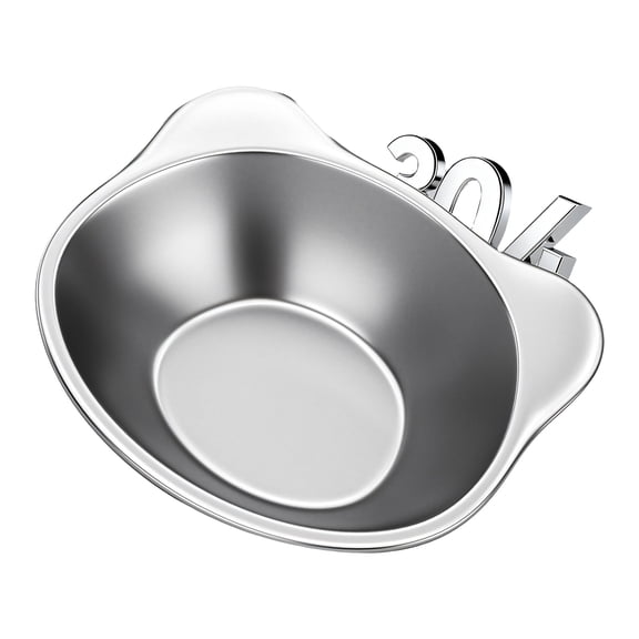 Elegant Rustless Steel Cats Bowl with Nonskid Bottom And Rounded Safe Edges for Small Dogs and Cats