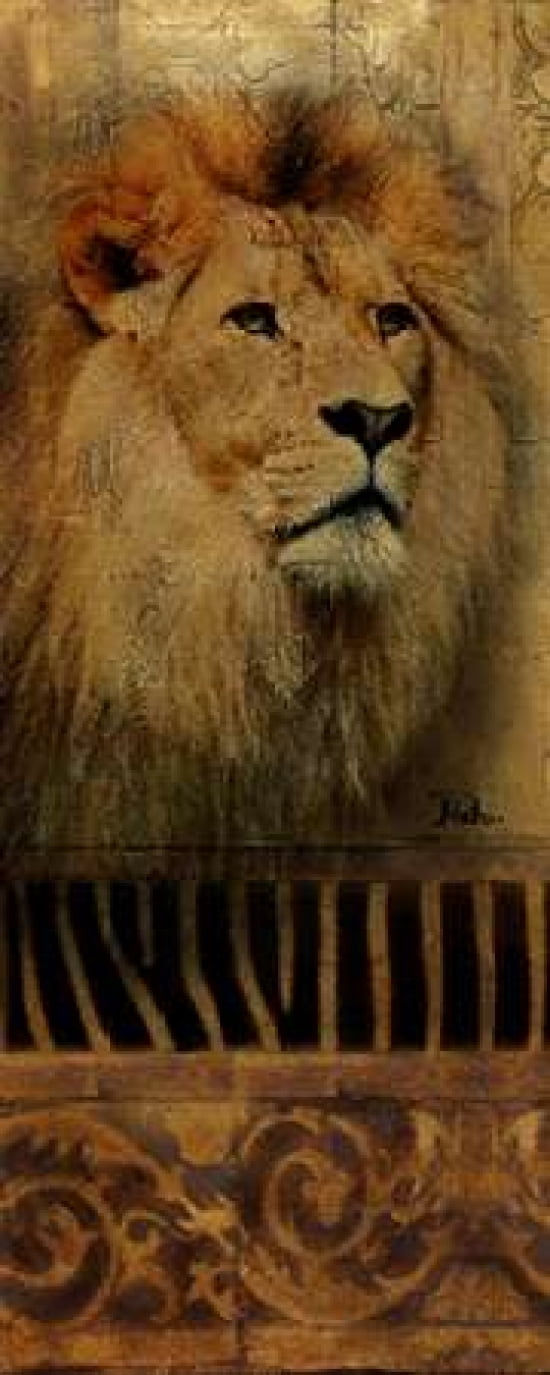 Elegant Safari IV Canvas Art - Patricia Pinto (10 x 20)