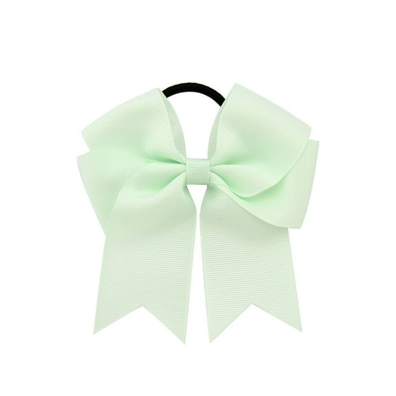 Elegant Satin Fishtail Bow Ribbon Hair Ties - Women Lady Satin Ribbon Bow Hair Rope Head Wrap Headbands Elastics Hair Tie Ponytail Holders Hair Accessories Headdress,Light Green