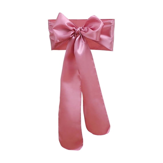 Elegant Satin Red Chair Sashes with Tablecloth Strip for Weddings, Events, Banquets, and Restaurant Decor - Reusable, Adjustable, Perfect for Indoor and Outdoor Celebrations