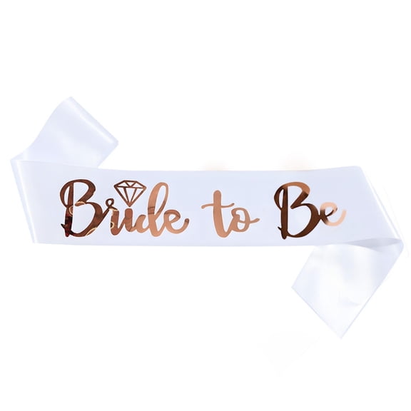 Elegant Satin Wedding Shoulder Sash Stylish Polyester Bride Bridesmaid Shoulder Strap IdentityâDistinguishing Accessory for Party Wedding Celebration Blessing Events