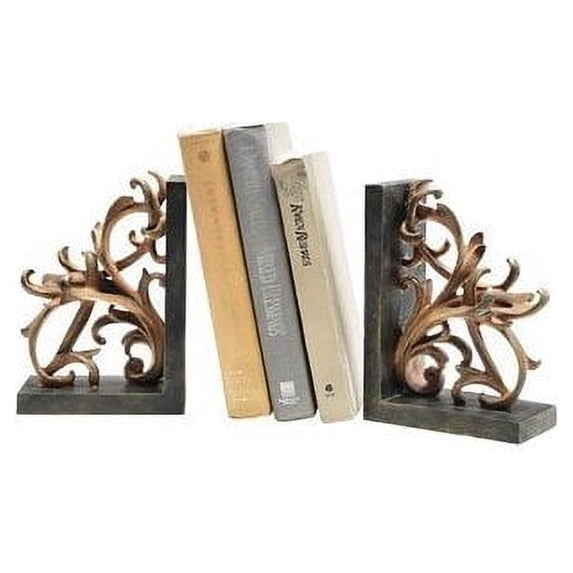 Elegant Scroll Bookends