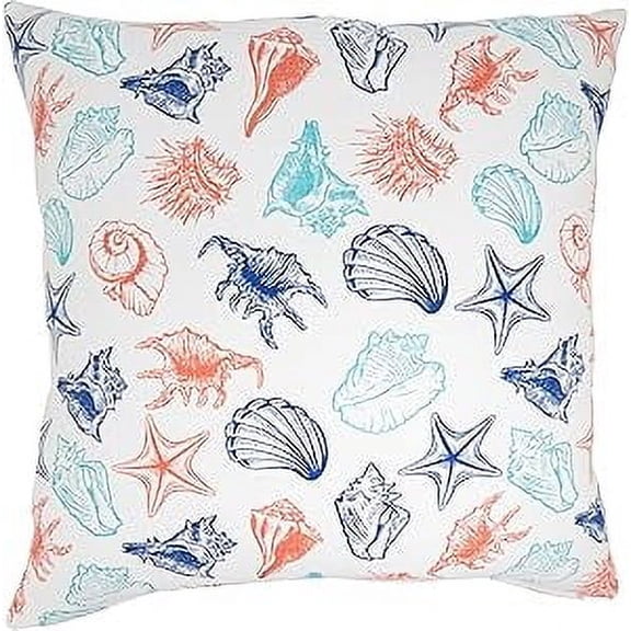 Elegant Sea Shells Down Filled Pillow