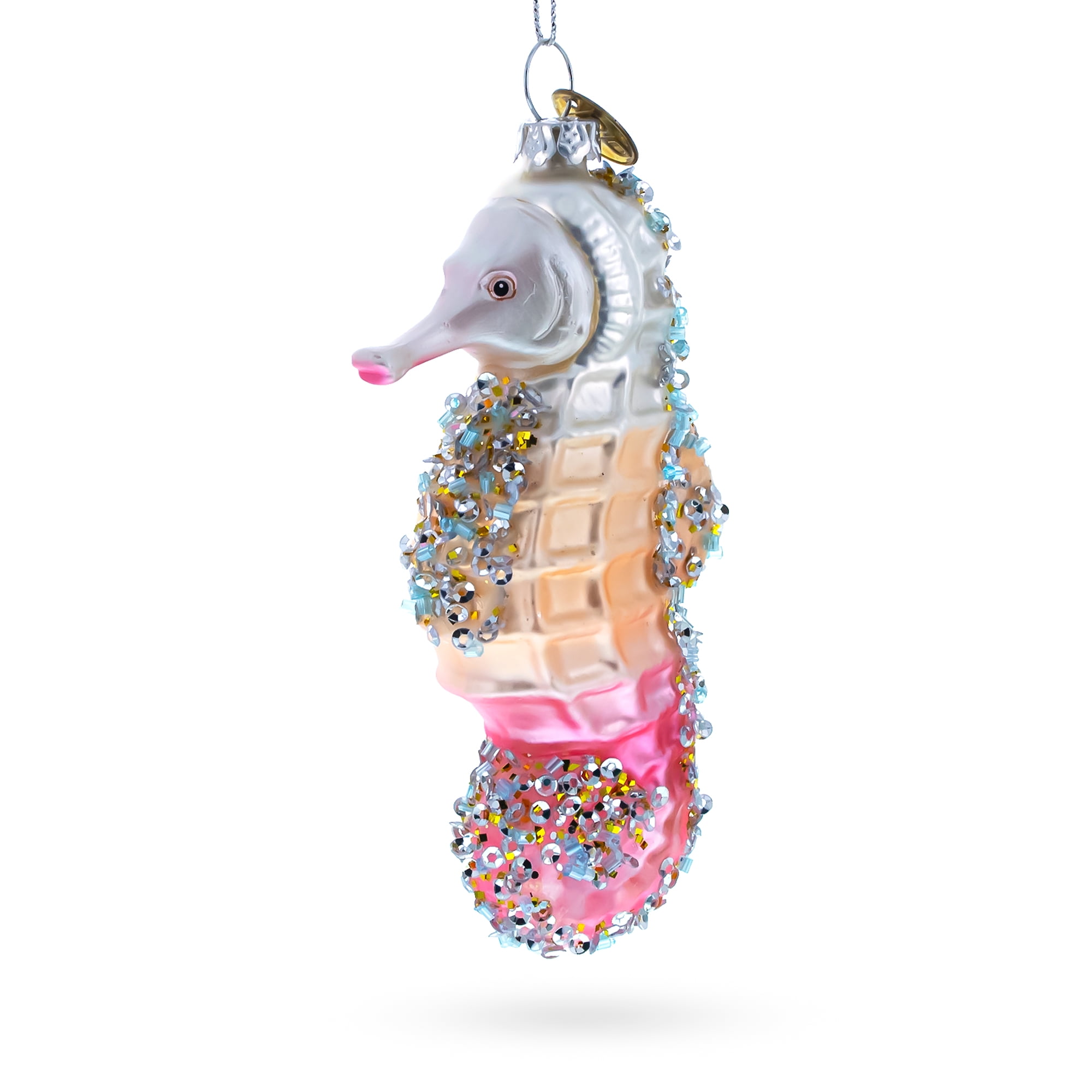 Seahorse Glass Christmas Ornament - Walmart.com