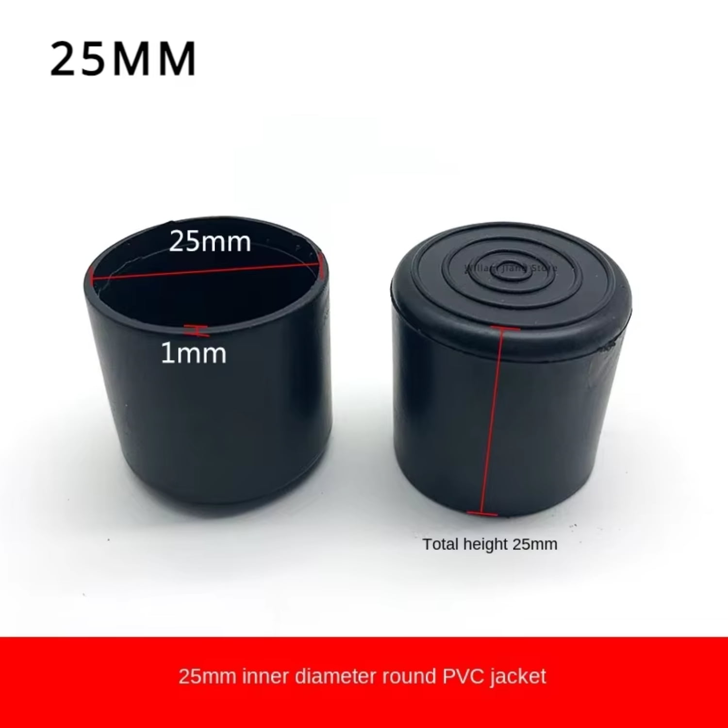 Elegant Set of 4 Chair Foot Covers 24pcs Rubber Feet Chair Leg