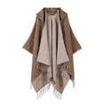 thumbnail image 1 of Elegant Shawl Wraps for Women Open Front Tassels Cardigan Soft Travel Blanket Shawls Poncho Capes for Fall Winter, 1 of 5
