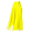 thumbnail image 1 of Elegant Sheer Ballet Wrap Skirt Adjustable Tie Waist Dancewear for Women Dance Swing Long Skirts Gymnastic Over Scarf, 1 of 9