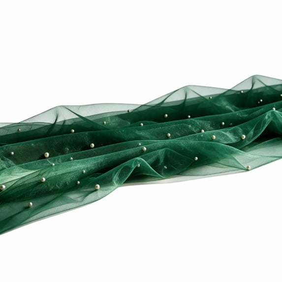 Elegant Sheer Polyester Table Runner for Weddings, Parties, and Event Decor – Romantic, Layered, Soft Flowing Fabric for Dining & Celebrations