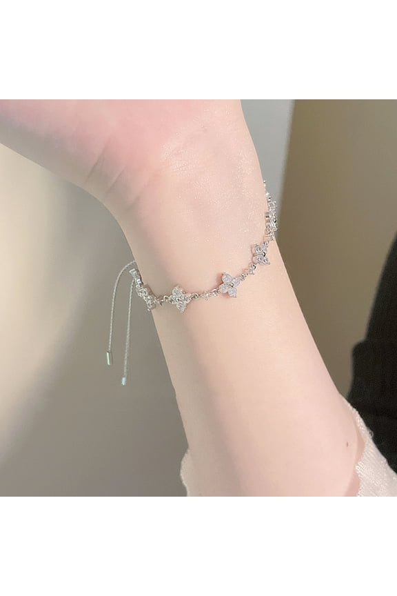 Elegant Shining Bracelet Female Personality All-match Adjustable