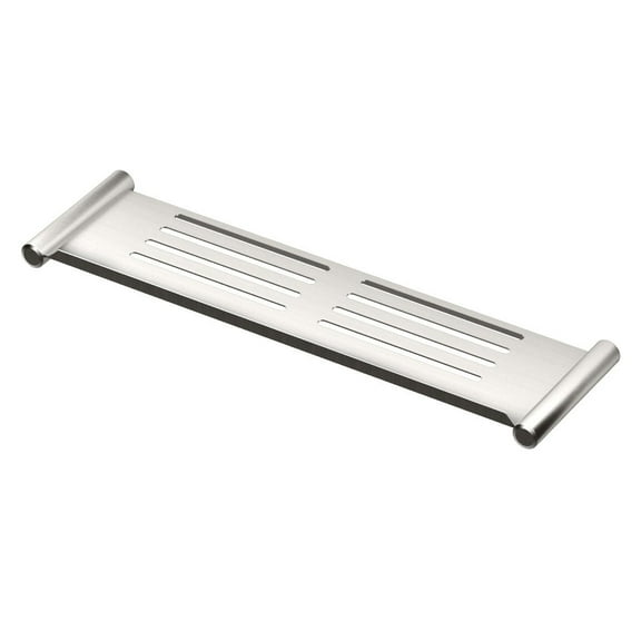 Gatco 1461 Elegant 19" Corner Shelf, Brushed Nickel