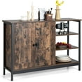 Elegant Sideboard Buffet with Storage & Shelves, Industrial