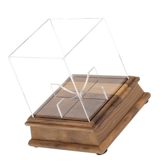 Elegant Signatures Exhibition Case Clear Acrylic Housing Base