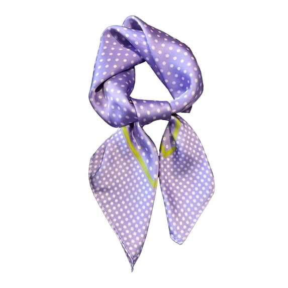 Elegant Silk Scarf Square Pattern Festive Parties Everyday Glam Women Fashion Accessory Soft Lightweight Hair Neck Wrap