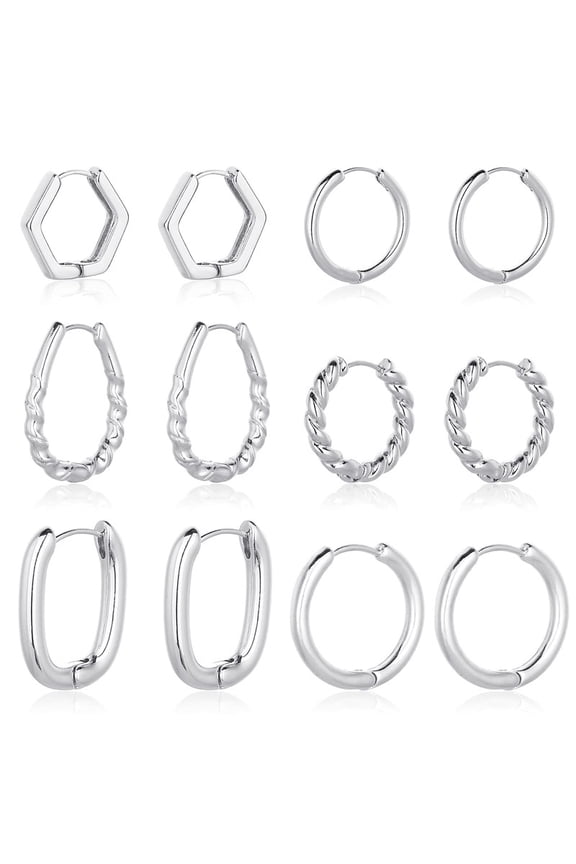 Elegant Silver Copper Hoop Earrings Durable, Stylish & Perfect for Every Outfit