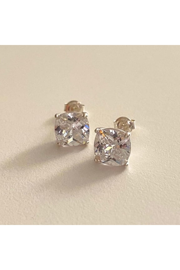 Elegant Silver Stud Earrings