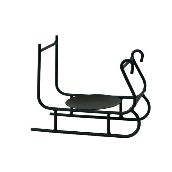 Elegant Sleigh Metal Candle Holder – Vintage Iron Tealight Stand for Christmas Table Décor, Weddings, Dinners, Holiday Centerpieces