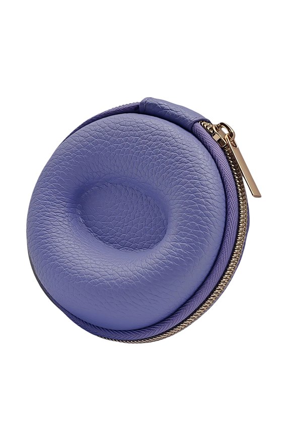 Elegant Small Watch Holder with Waterproof Exterior & Secure Zipper Protective Watch Keeper Versatile Round Watches Case for Safekeeping Valuables