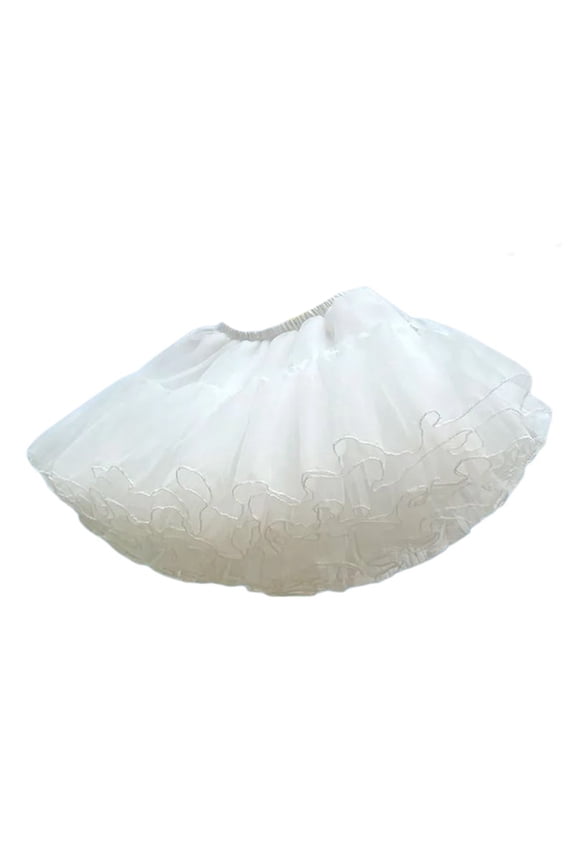 Elegant Soft Tulle Petticoat 4/6 Layers Irregular Puffy Skirt Half Slips for Women Girl Tutu Skirts Underskirt Crinoline
