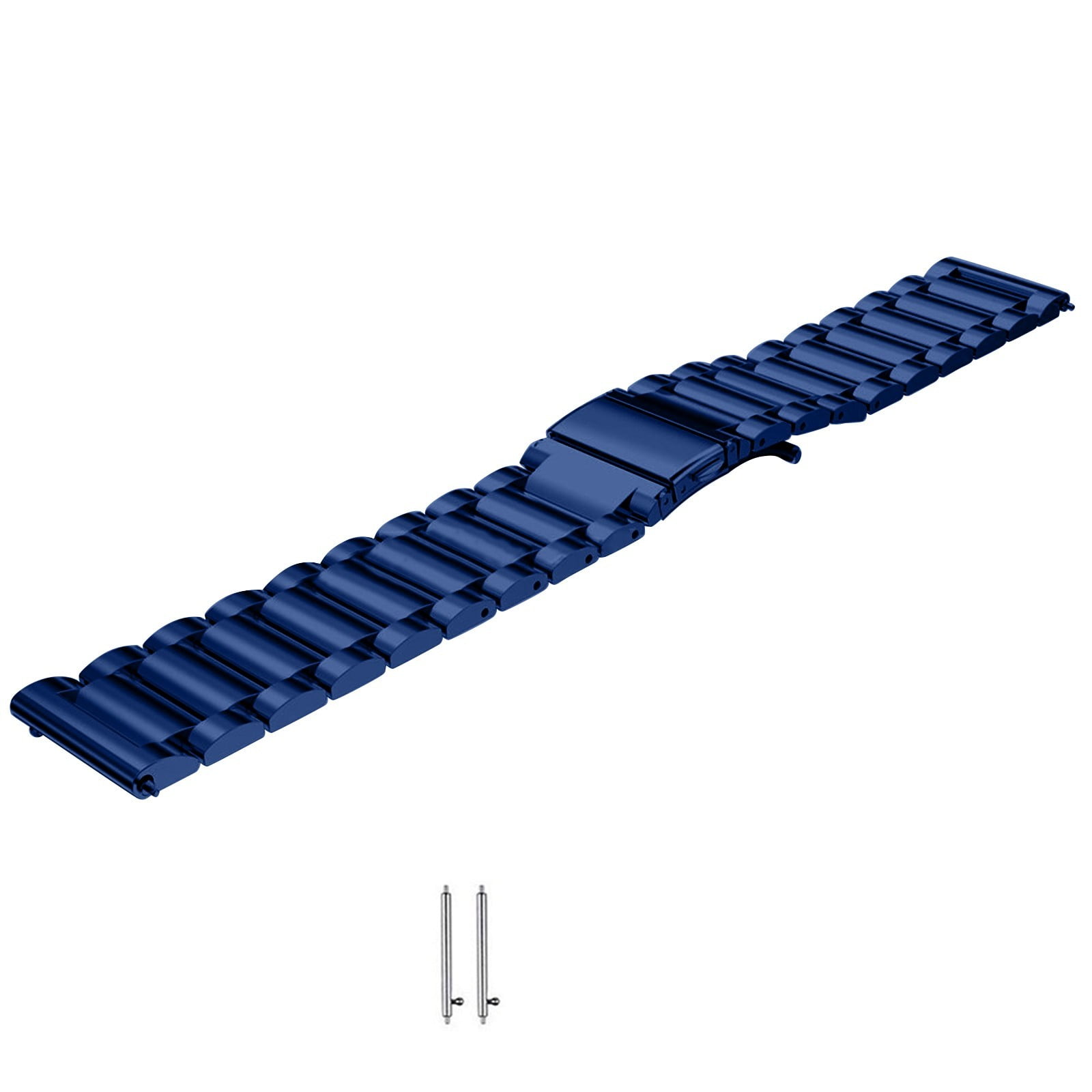 Elegant Solid Color Stainless Steel Metal Watchband Compatible with