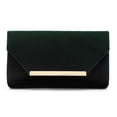 thumbnail image 1 of Elegant Solid Color Velvet Clutch Evening Bag Handbag, 1 of 5