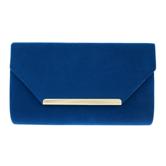 Elegant Solid Color Velvet Clutch Evening Bag Handbag