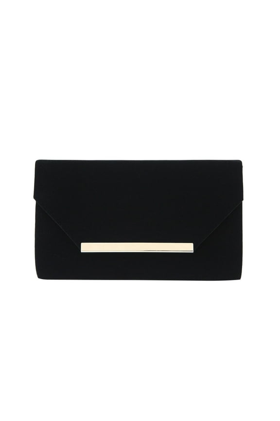 Elegant Solid Color Velvet Clutch Evening Bag Handbag