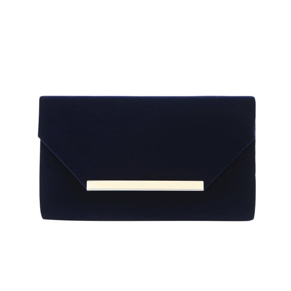Elegant Solid Color Velvet Clutch Evening Bag Handbag
