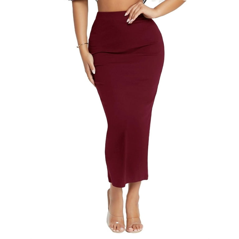 Maroon skirt walmart sale