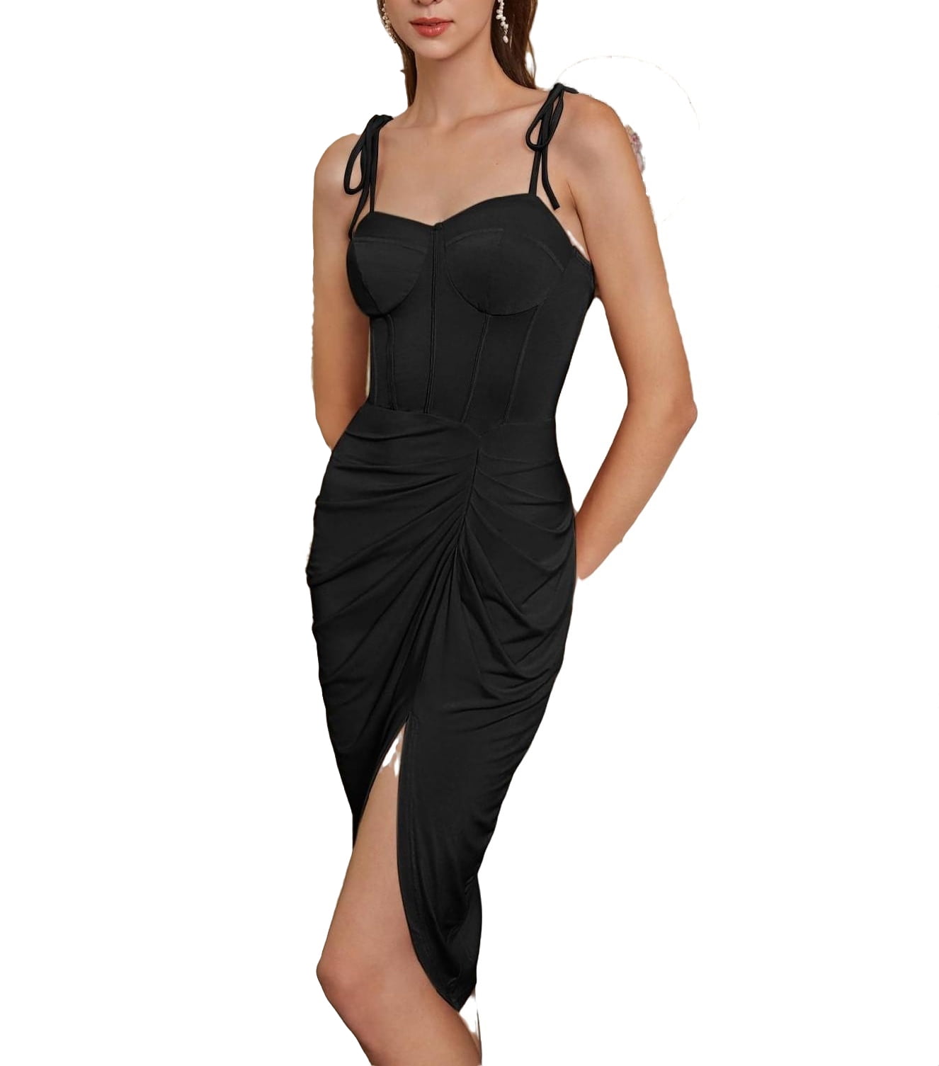 Black Women‘s Dress S590 main image 1