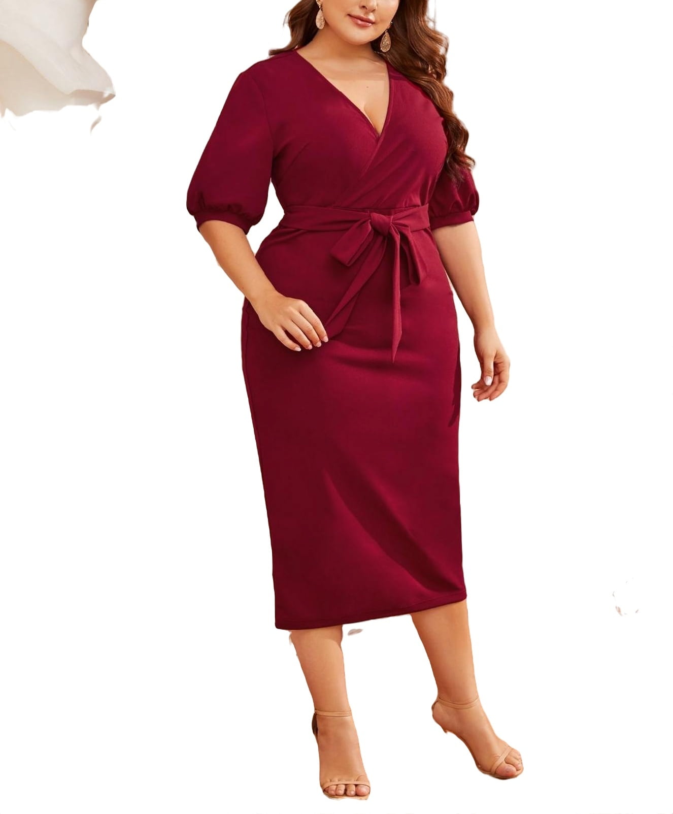 Buy Burgundy Dresses for Women by Rare Online | Ajio.com